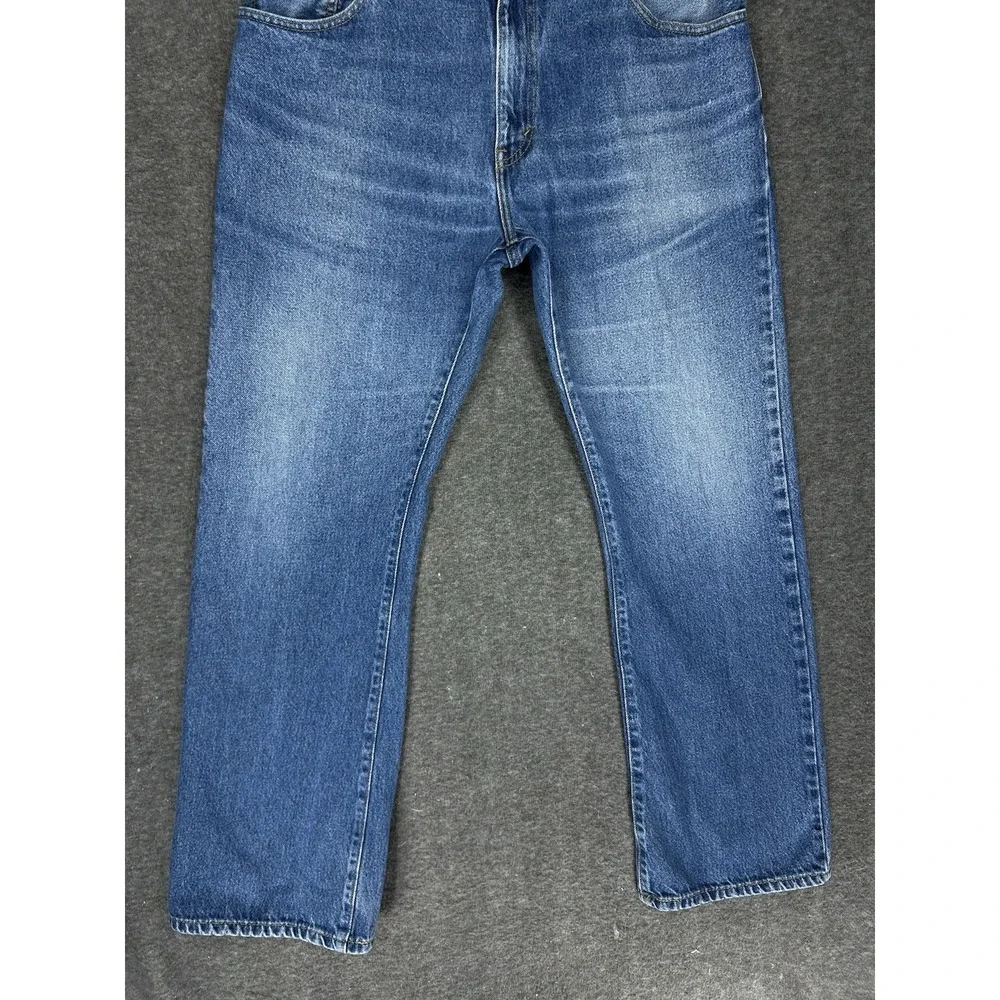 Levis 517 Bootcut Jeans Mens 38x32 Blue Denim Medium Wash Denim Faded whiskering